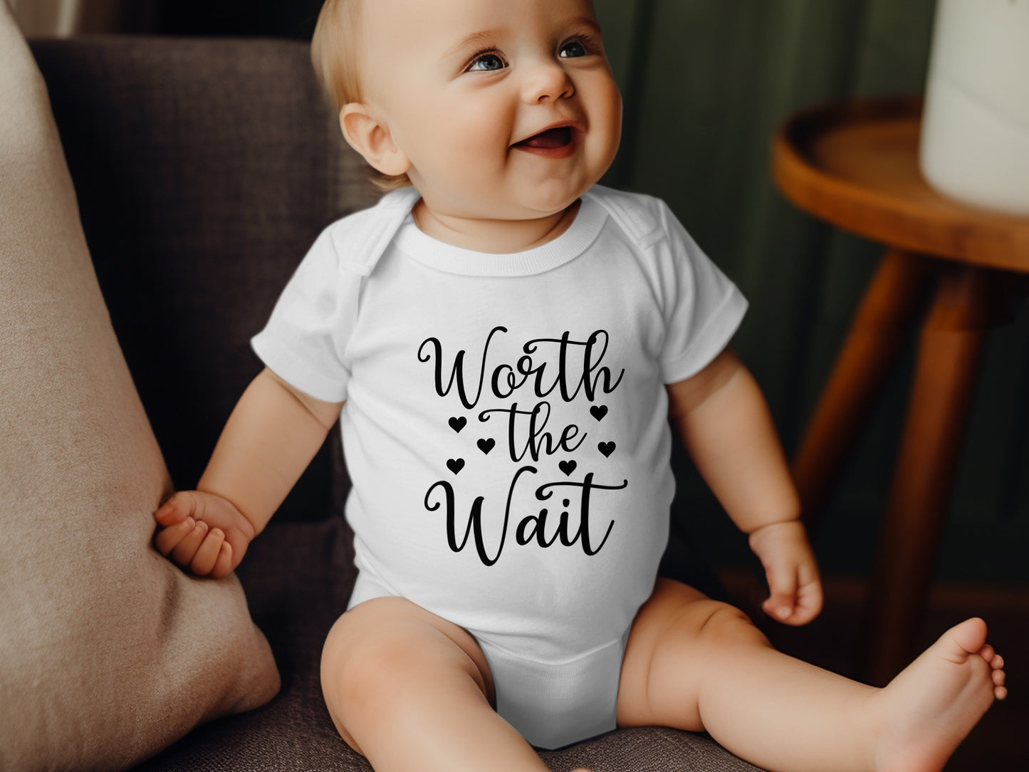 Worth the Wait Cute Baby Onesie Product