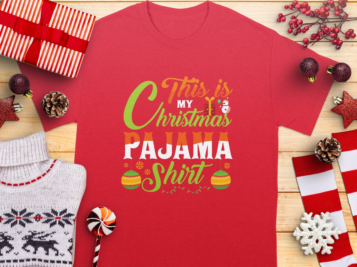 This Is My Christmas Pajama Shirt pajama shirt