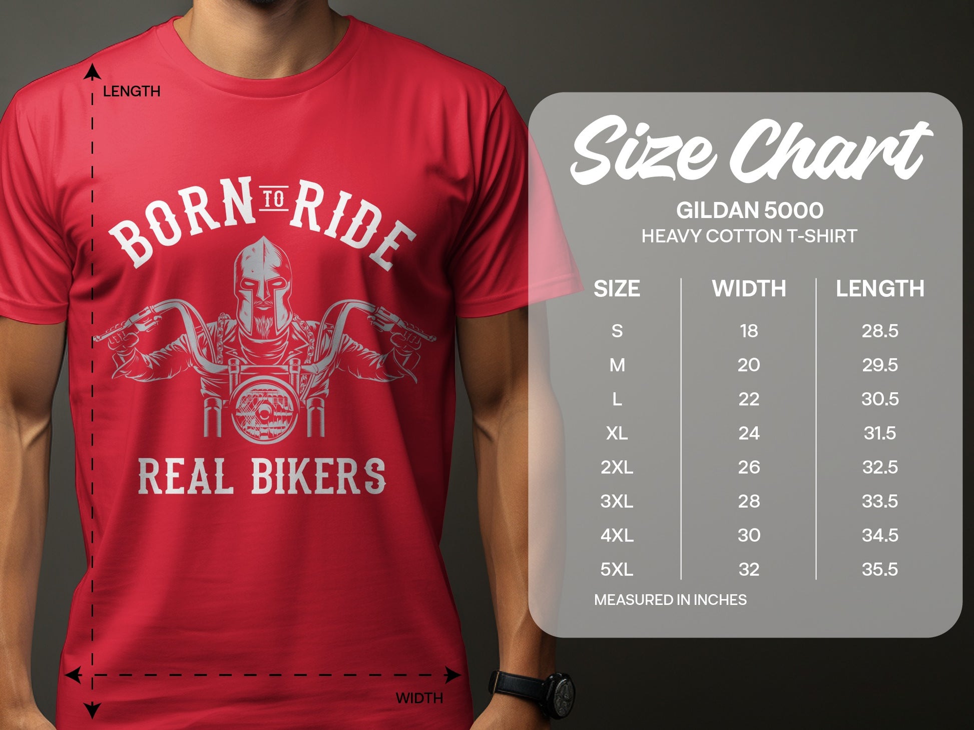 Born To Ride Real Bikers T-Shirt
