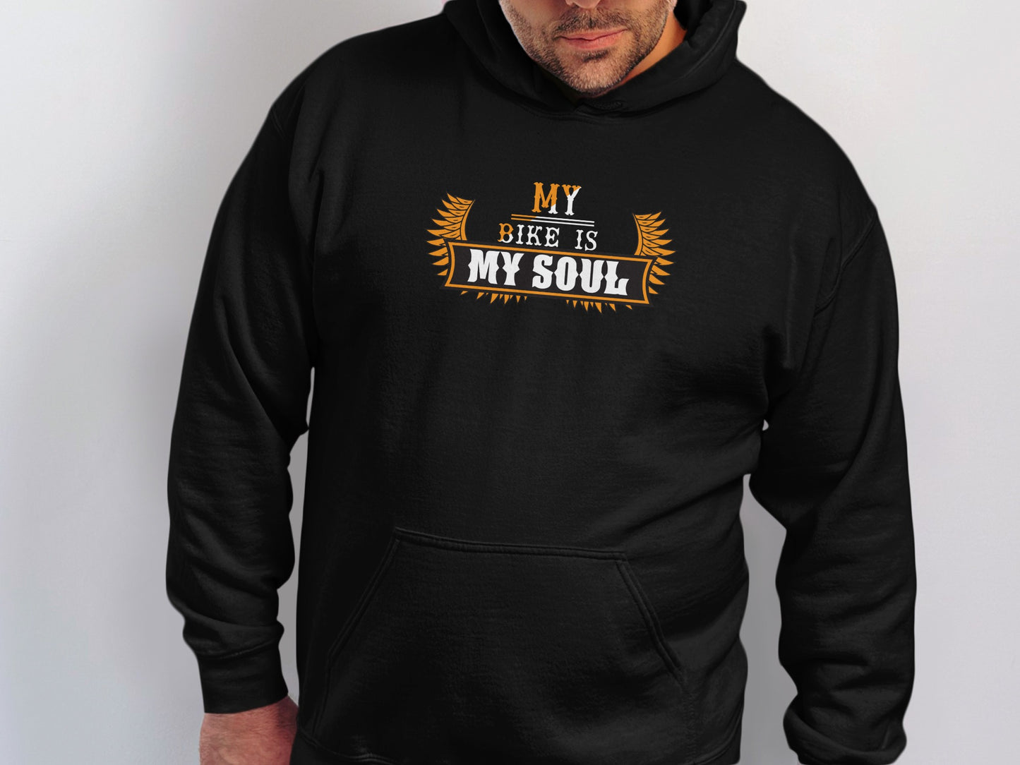 My Bike Is My Soul Bold Statement Hoodie