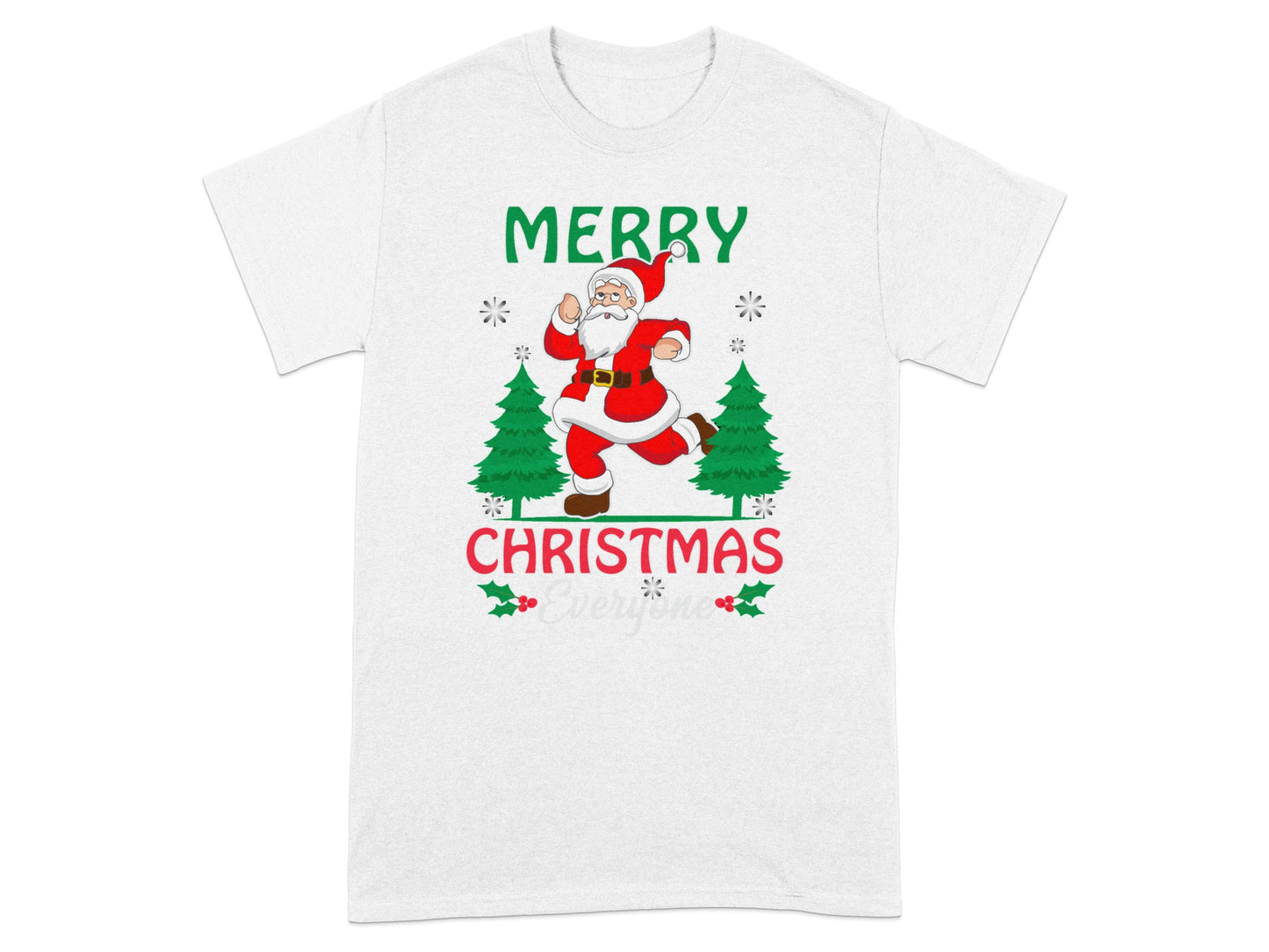 Festive Merry Christmas Santa Dancing T-Shirt