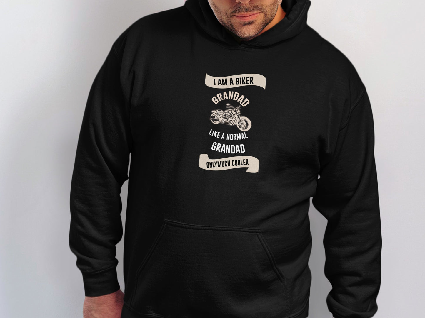 I Am a Biker Grandad Like a Normal Grandad Hoodie