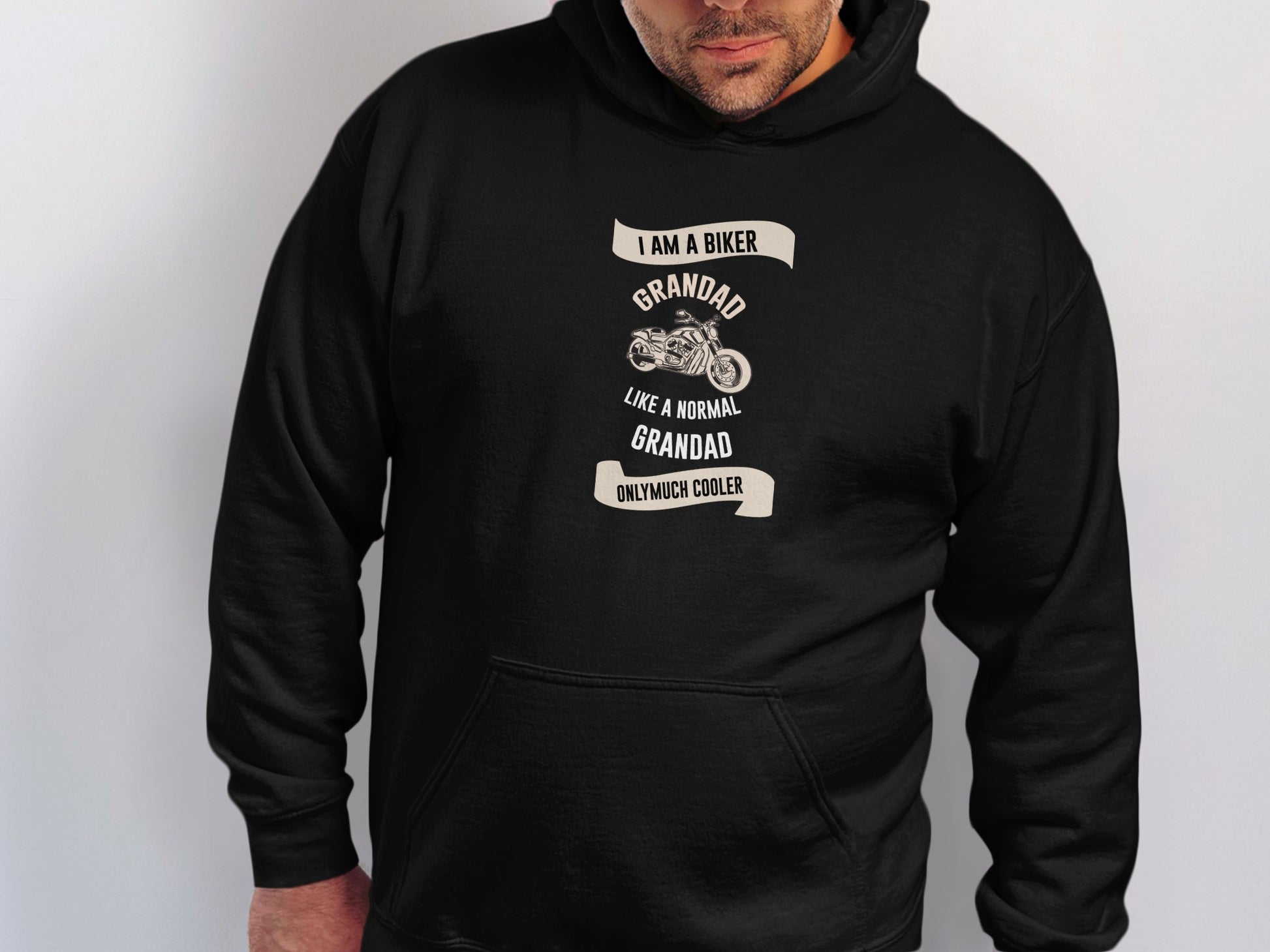 I Am a Biker Grandad Like a Normal Grandad Hoodie