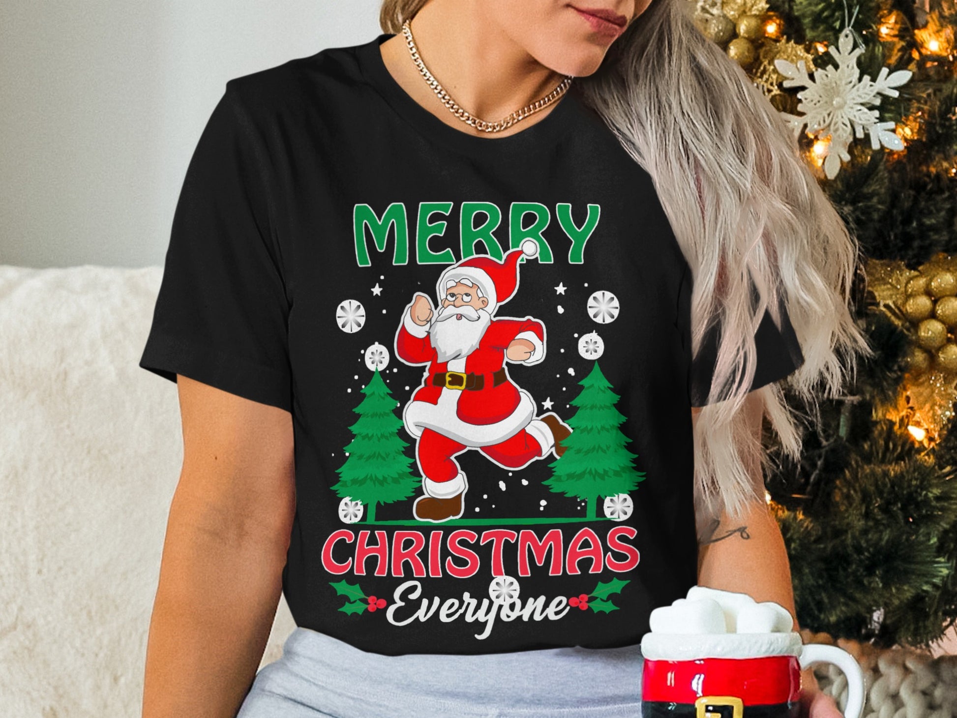 Merry Christmas Everyone Santa Shirt