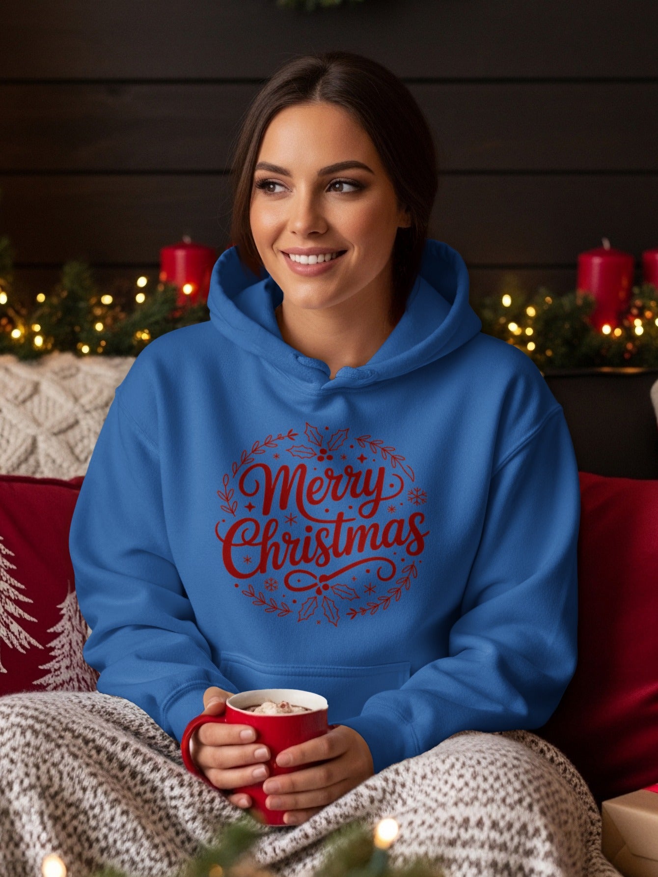 Merry Christmas Hoodie Ideal for Holiday Celebrations