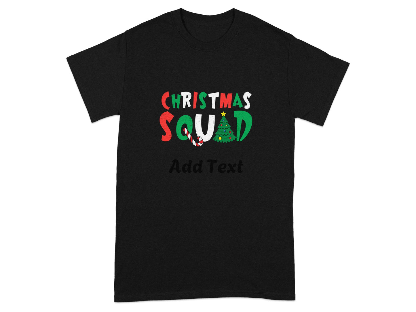 Festive Christmas Squad Personalized T-Shirt
