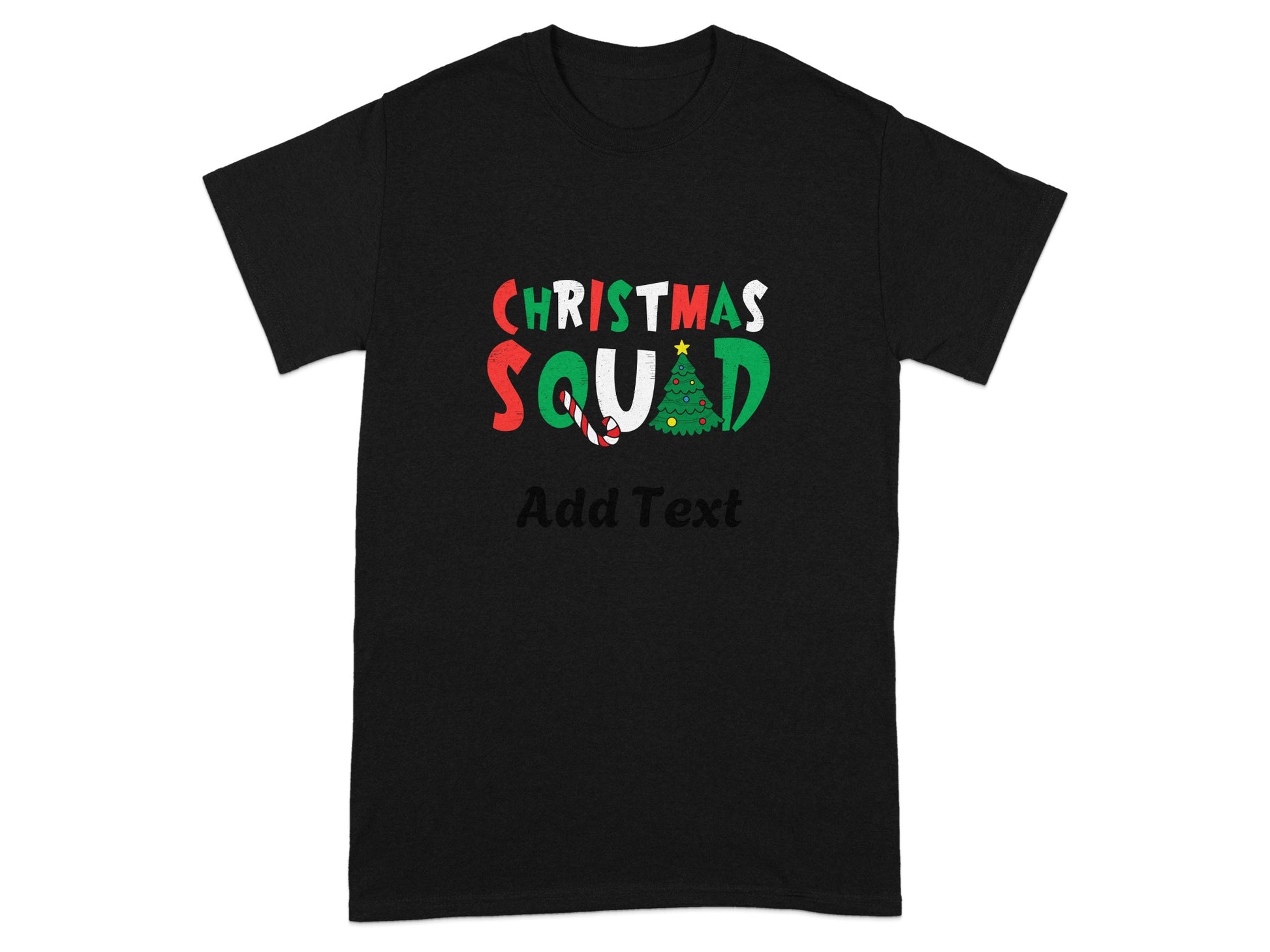 Festive Christmas Squad Personalized T-Shirt