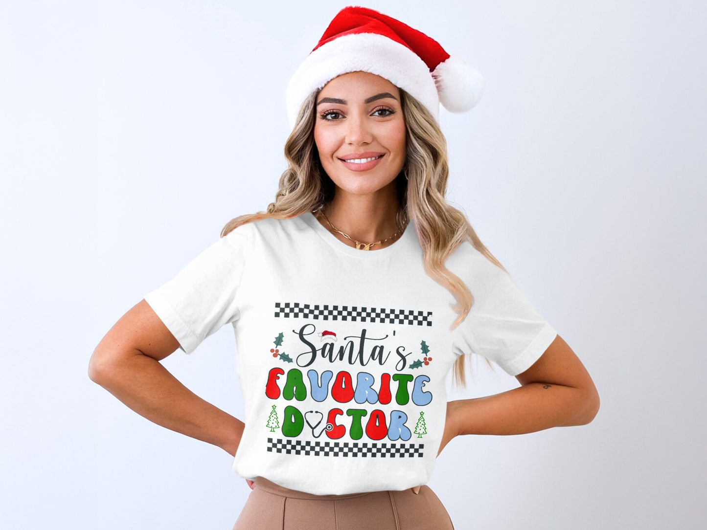 Santa's Favorite Doctor Holiday Shirt