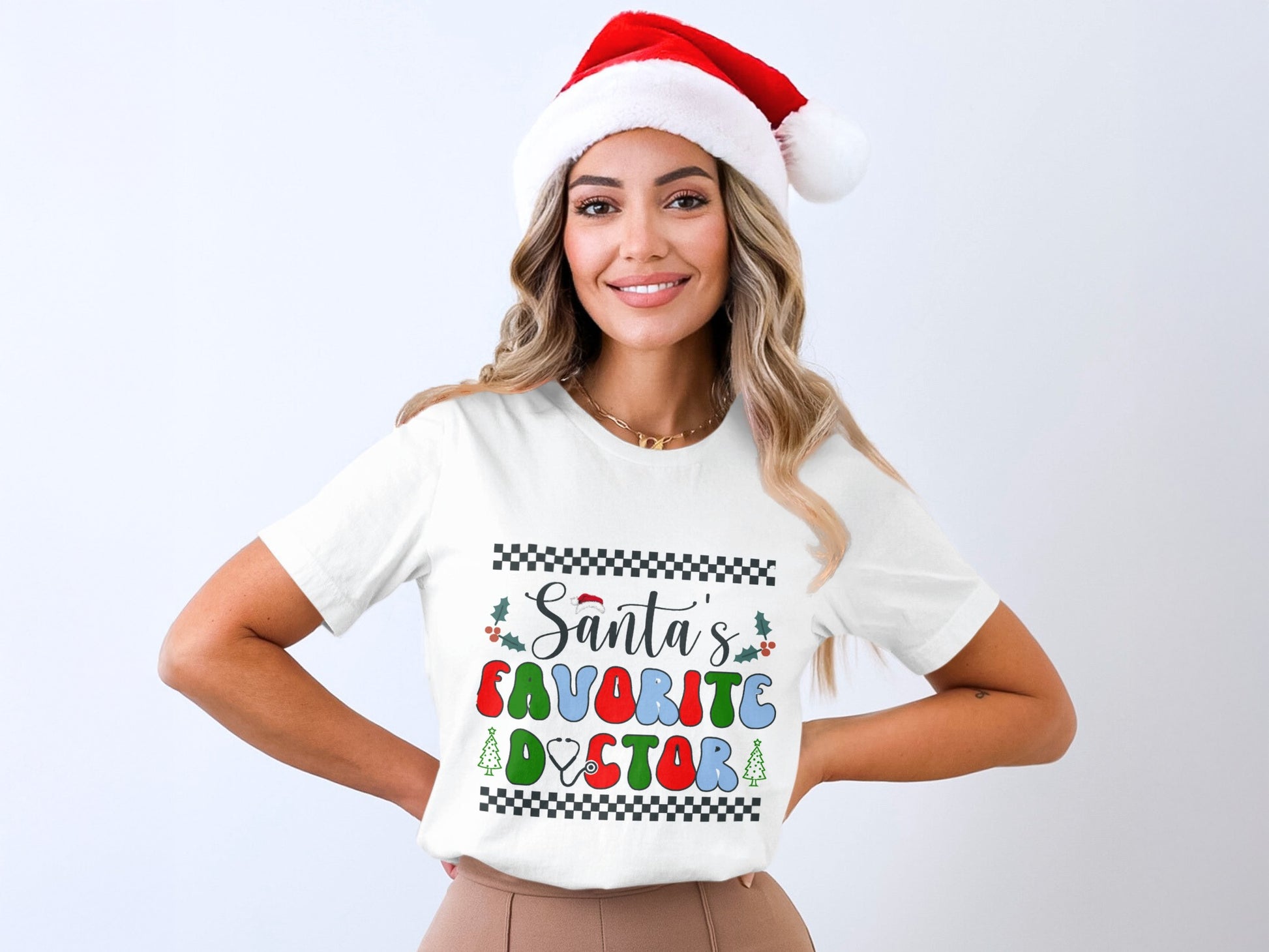 Santa's Favorite Doctor Holiday Shirt