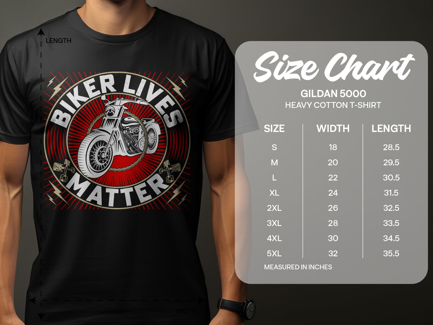 Biker Lives Matter stylish motorcycle graphic shirt