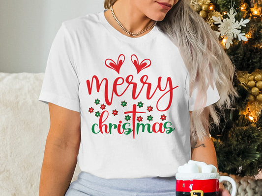 Merry Christmas Festive Printed T-Shirt product