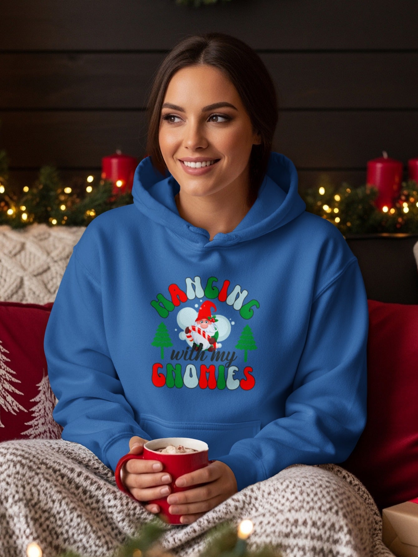 Hanging With My Gnomies Festive Hoodie Product