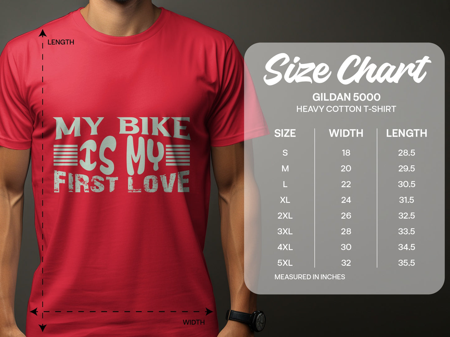 My Bike is My First Love Statement Shirt