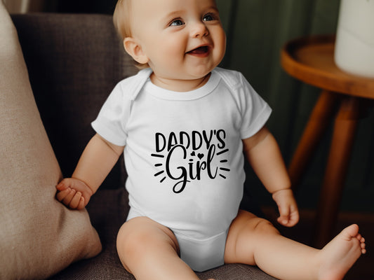Adorable Daddy's Girl Baby Bodysuit Perfect Gift