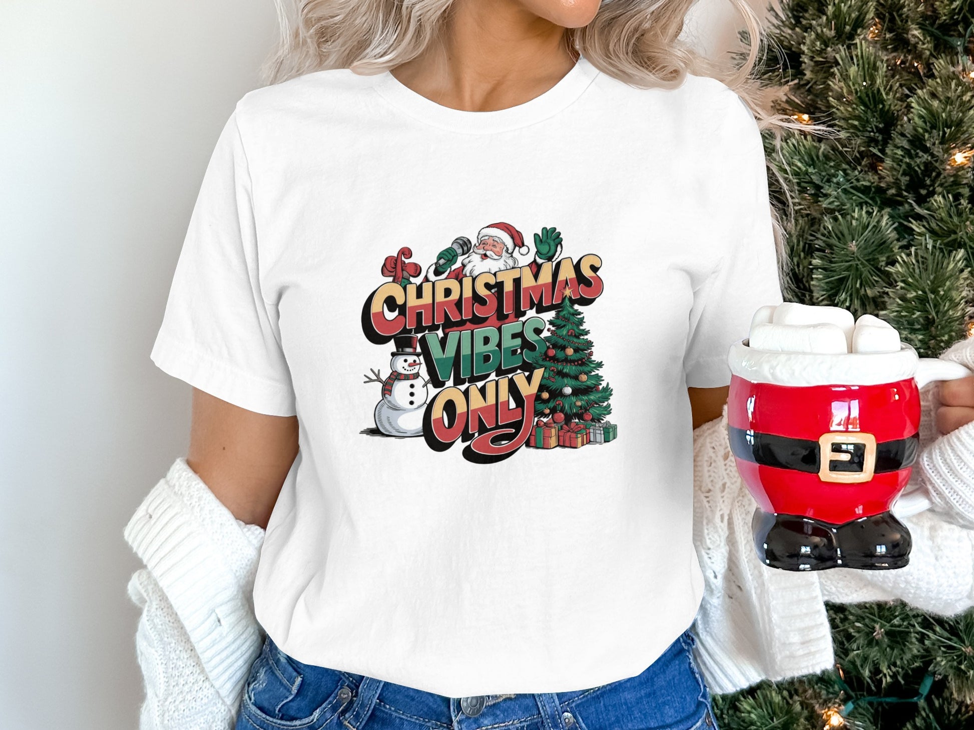 Christmas Vibes Only Graphic Tee product