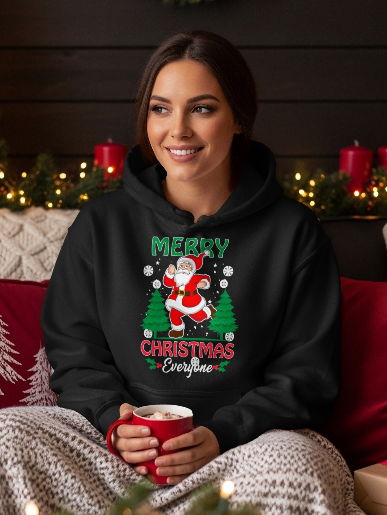 Merry Christmas Everyone Santa Hoodie