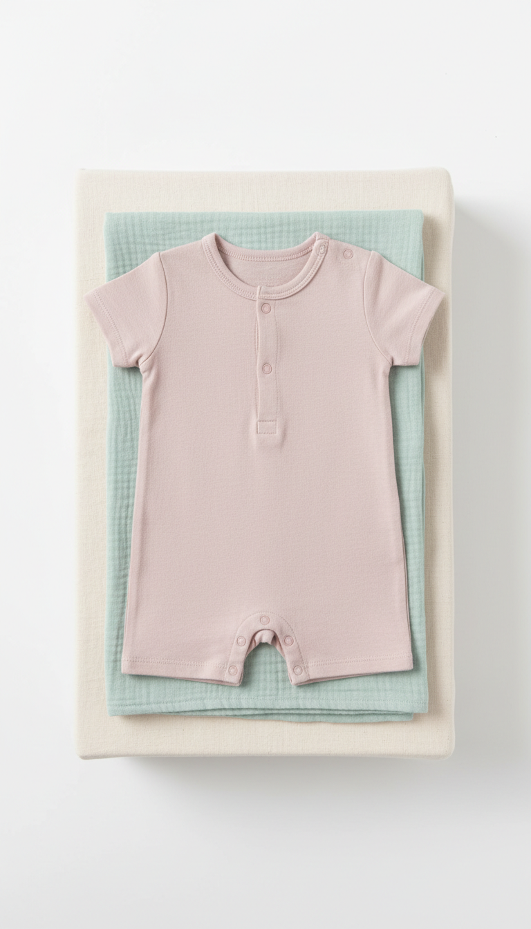 Organic Cotton Newborn Sleepsuit