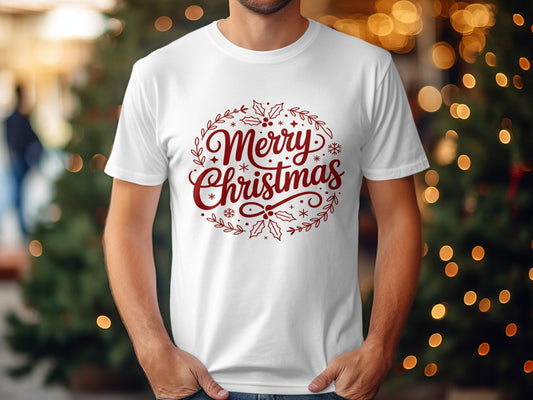 Festive Merry Christmas Graphic T-shirt product