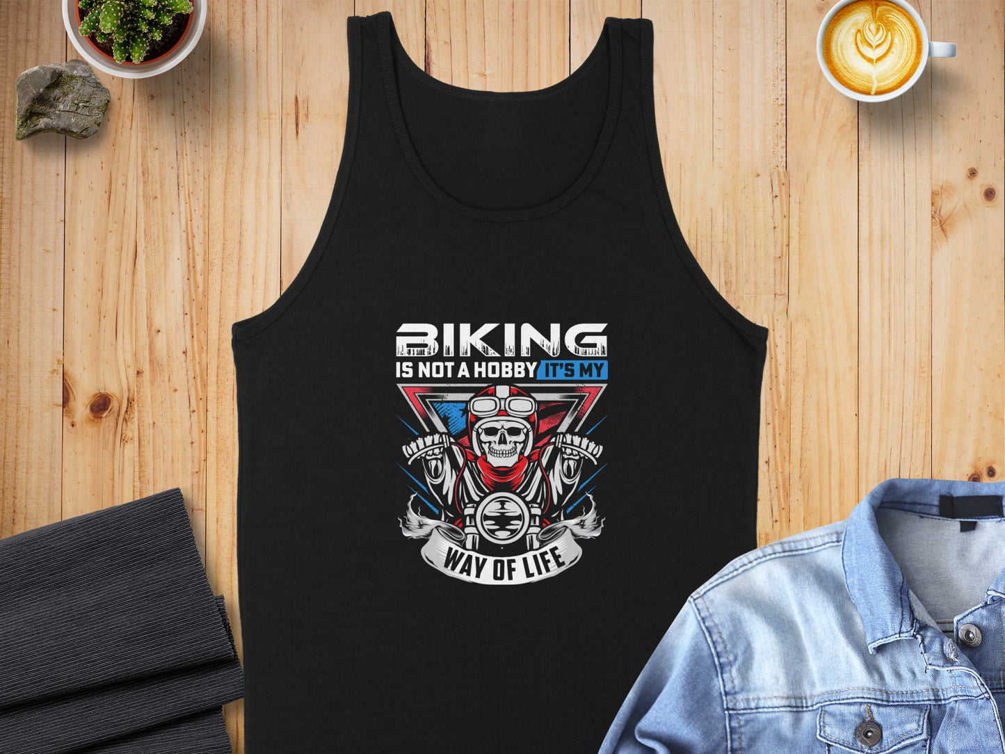Biking is Not a Hobby It's My Way of Life Tank Top