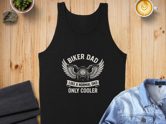 Biker Dad Like A Normal Dad Only Cooler Tank Top