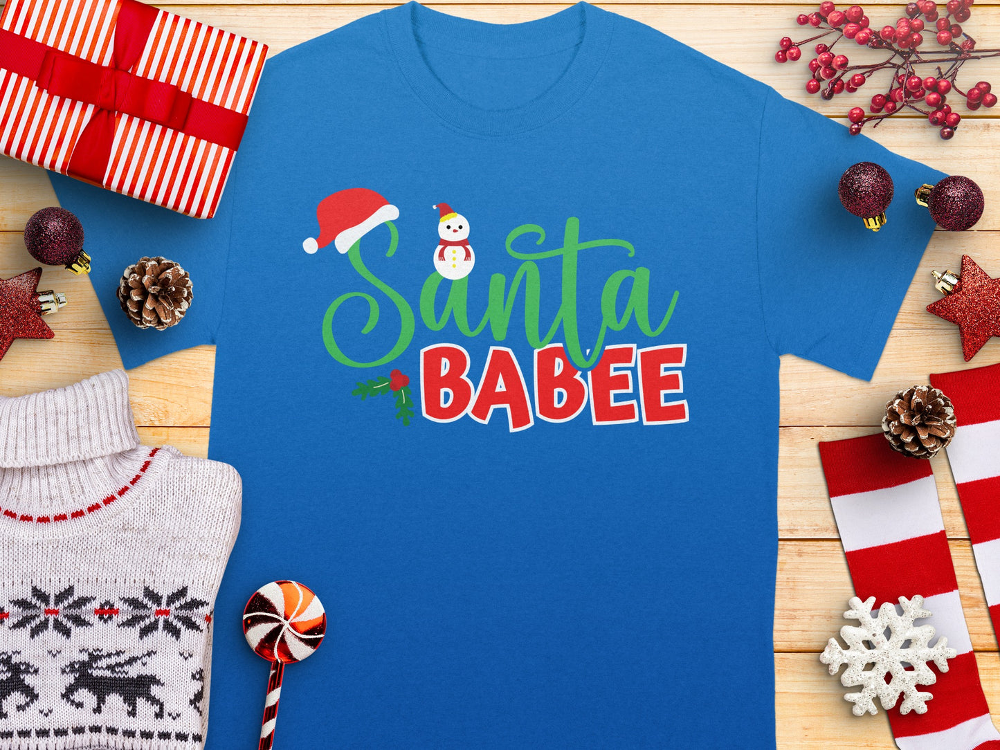 Santa Babee Festive Holiday T-shirt product