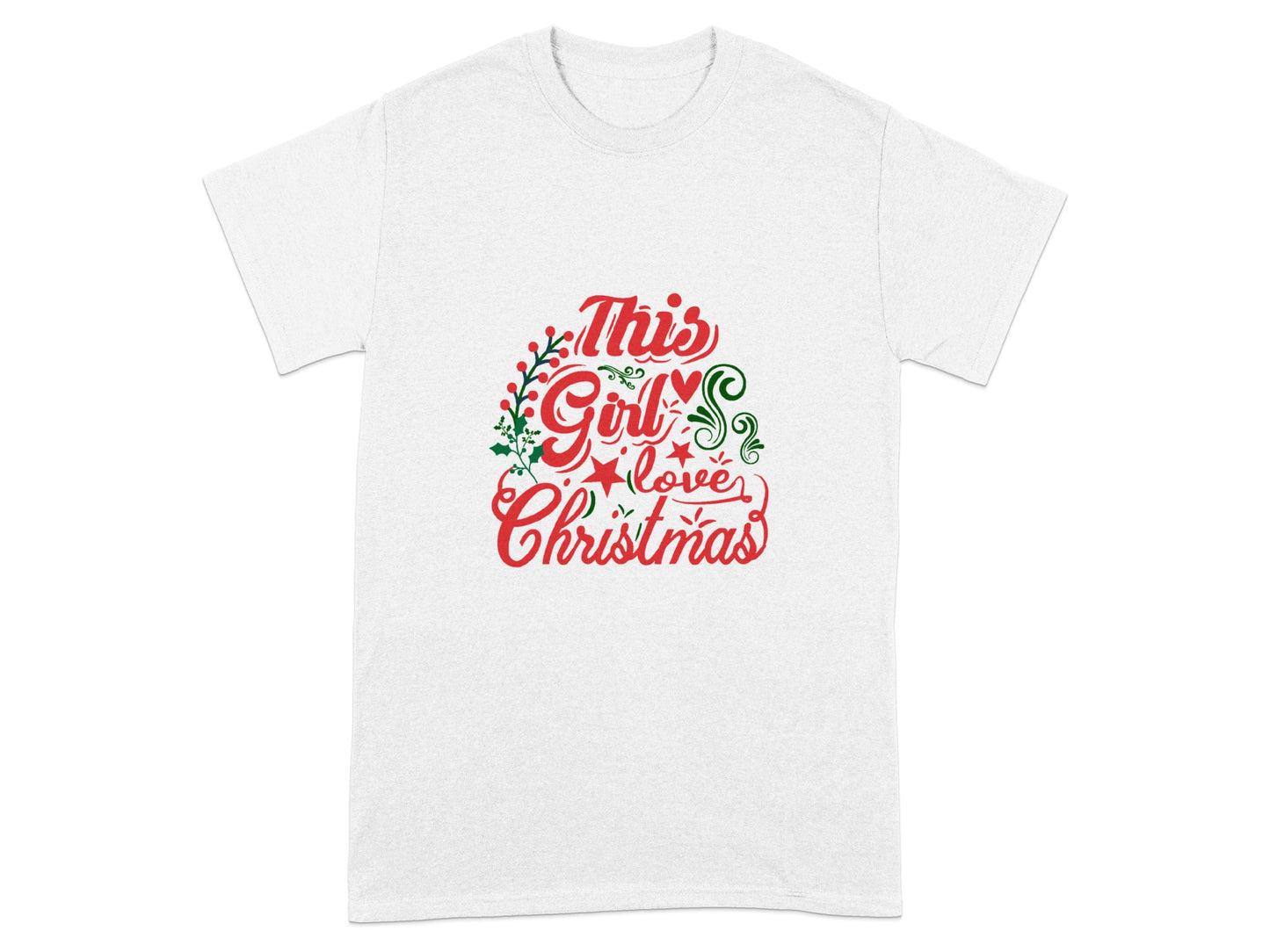 This Girl Loves Christmas Festive Holiday Shirt