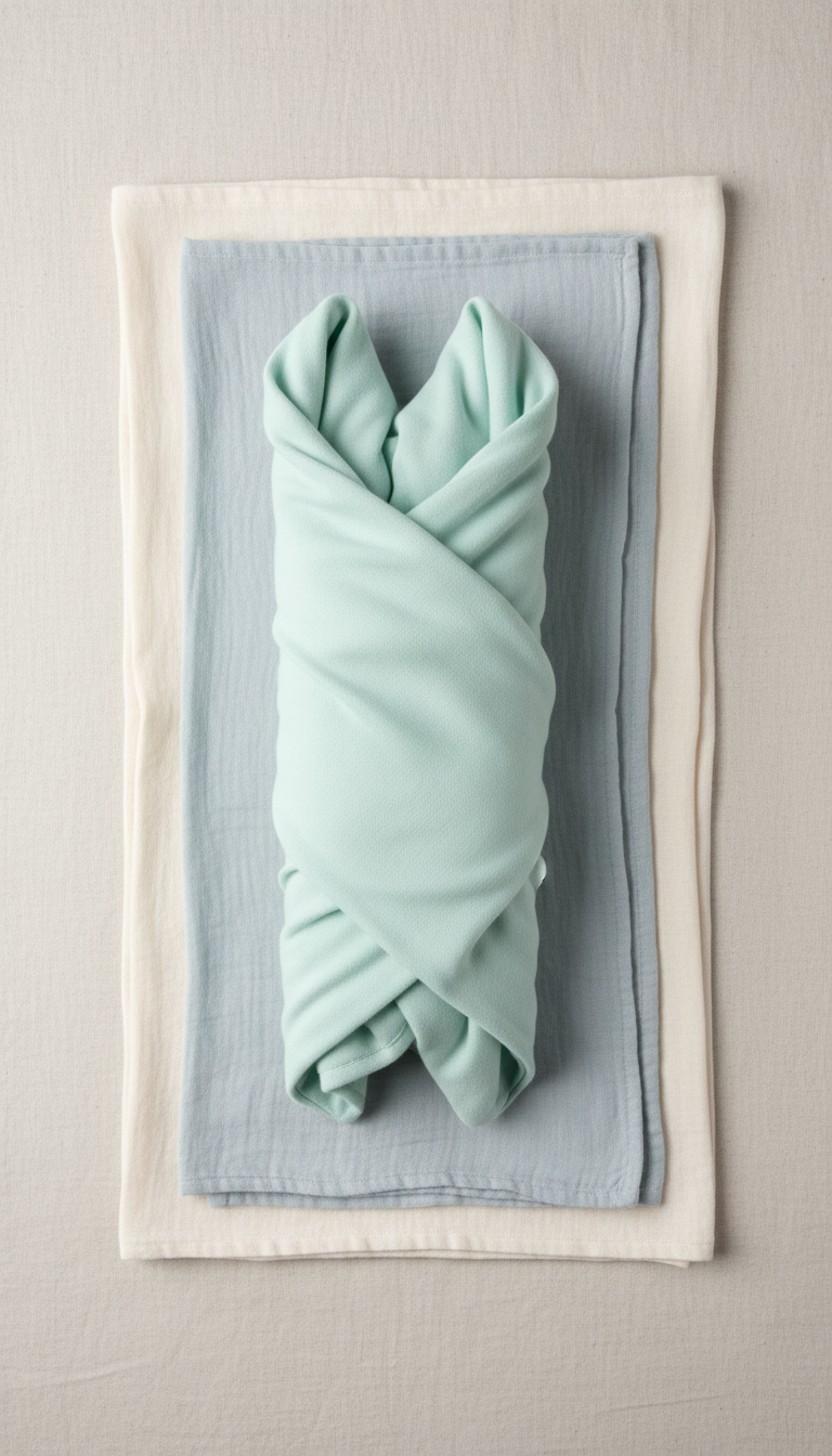 Minimalist Pastel Swaddle Set
