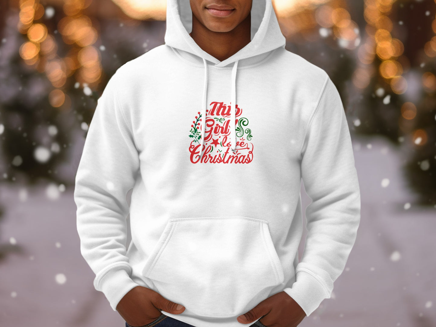 This Girl Loves Christmas Festive Hoodie product