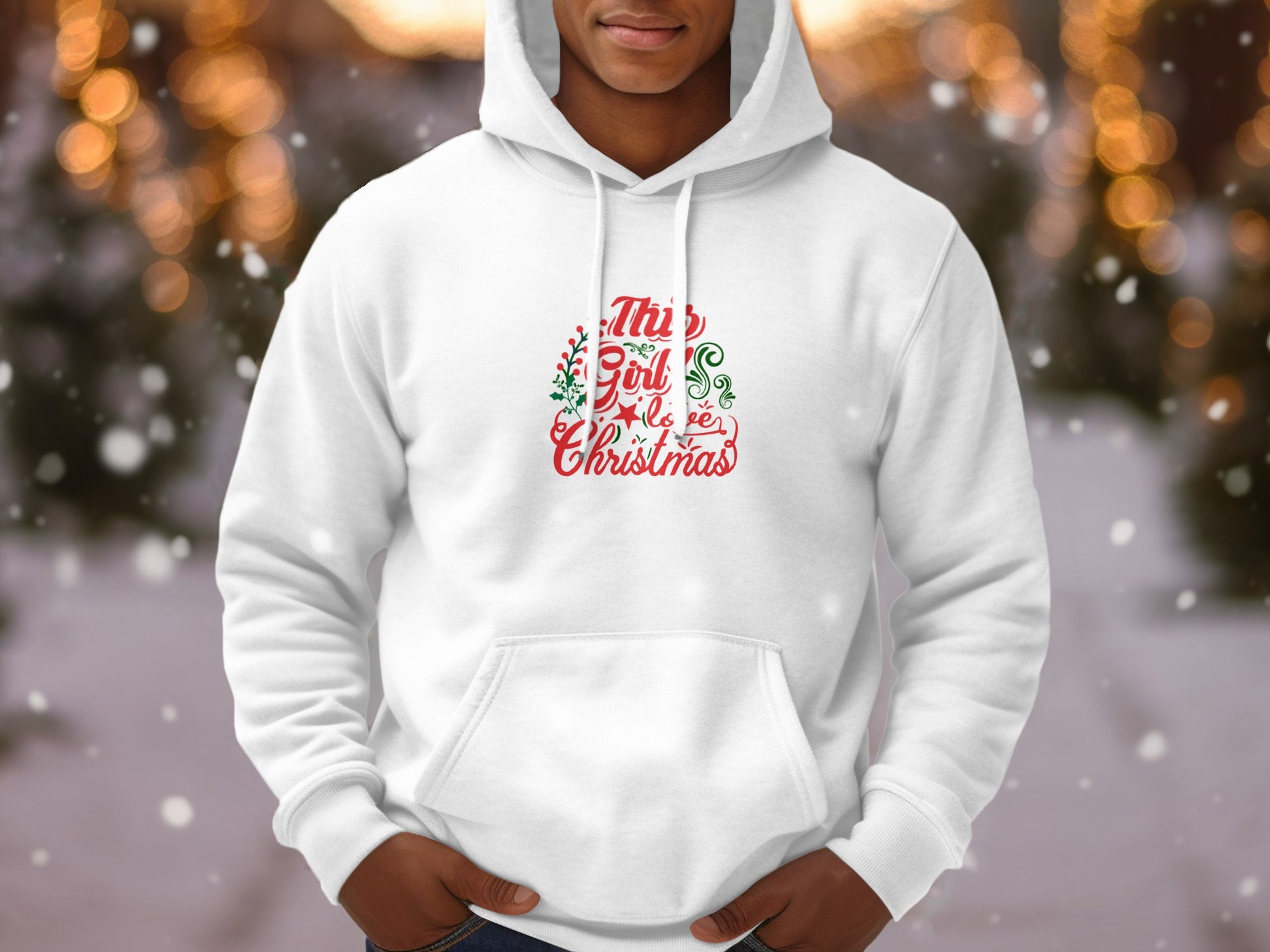 This Girl Loves Christmas Festive Hoodie product