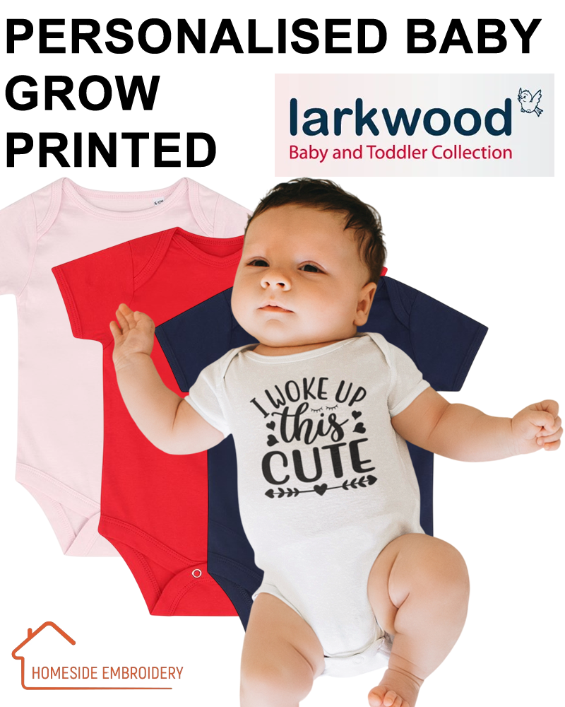 PERSONALISED BABY GROW ONESIES VEST