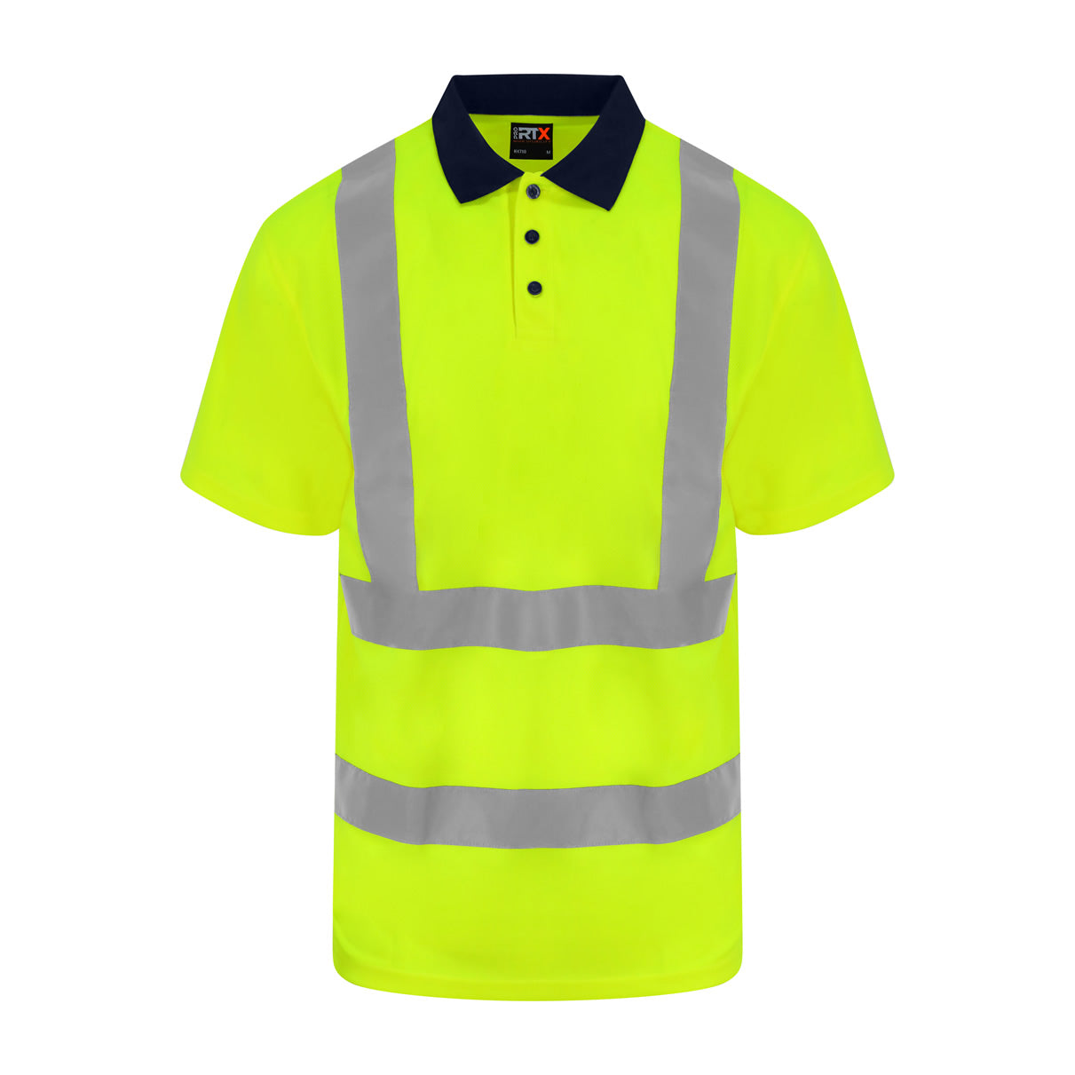 Personalize High Visibility Polo Yellow/Navy Orange/Navy