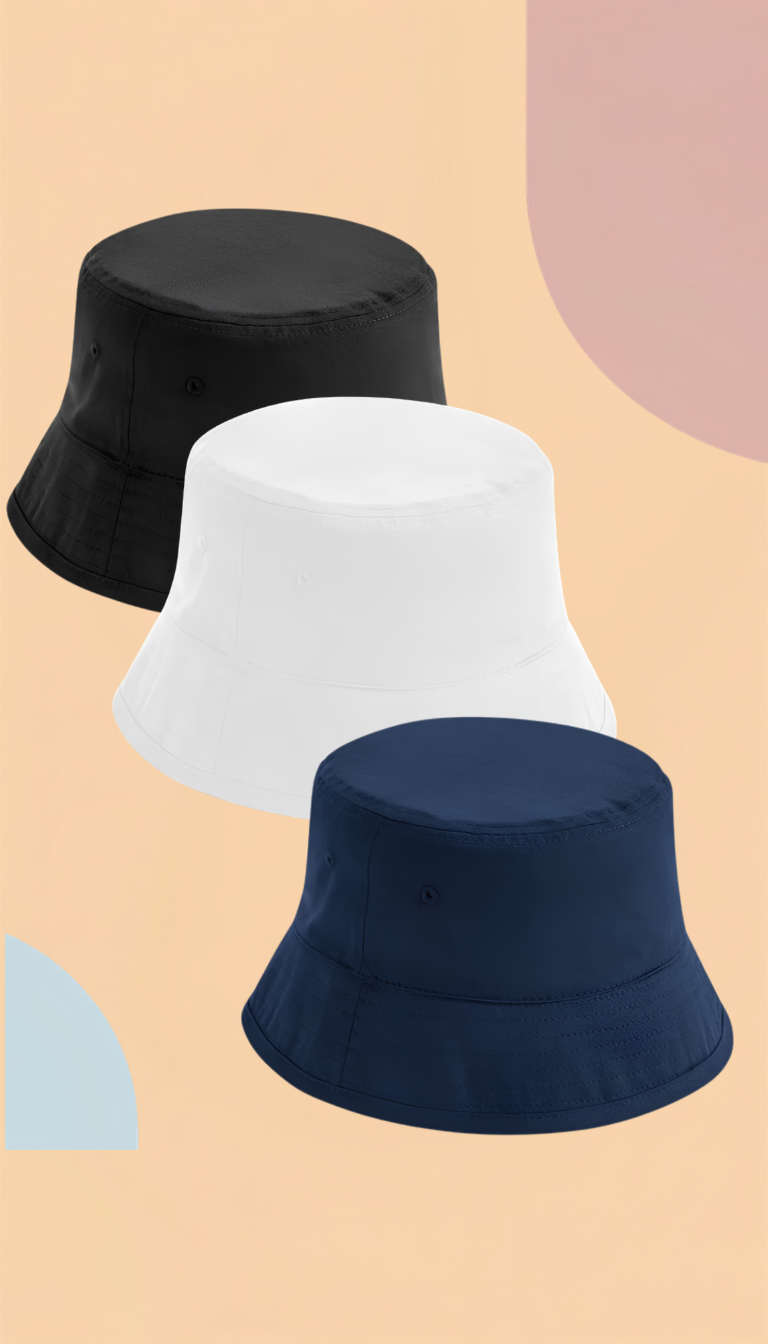 Embroidered Unisex Bucket hat, Personalized hat, Bespoke Text Design Custom Item
