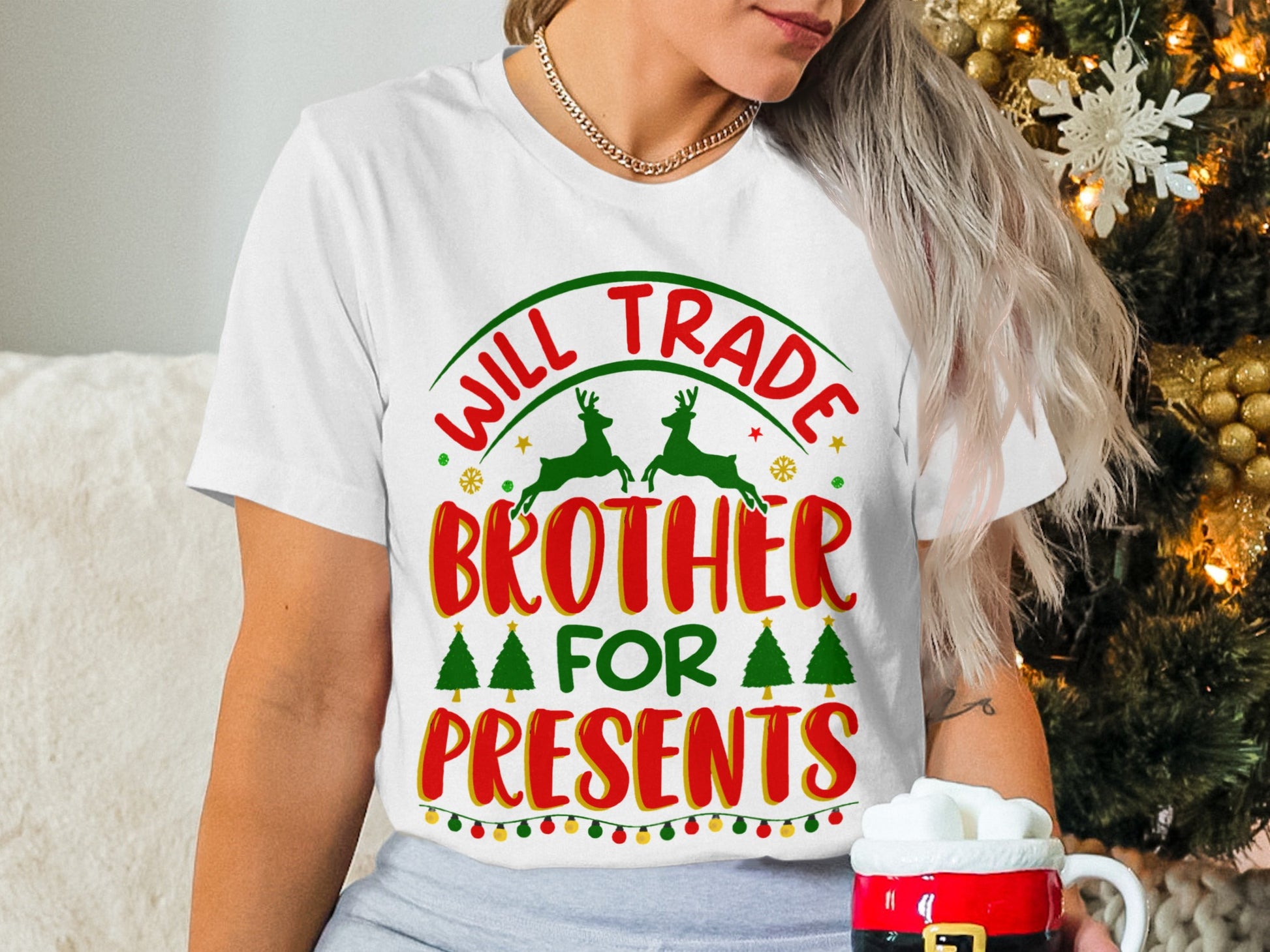 Will Trade Brother For Presents Holiday Shirt