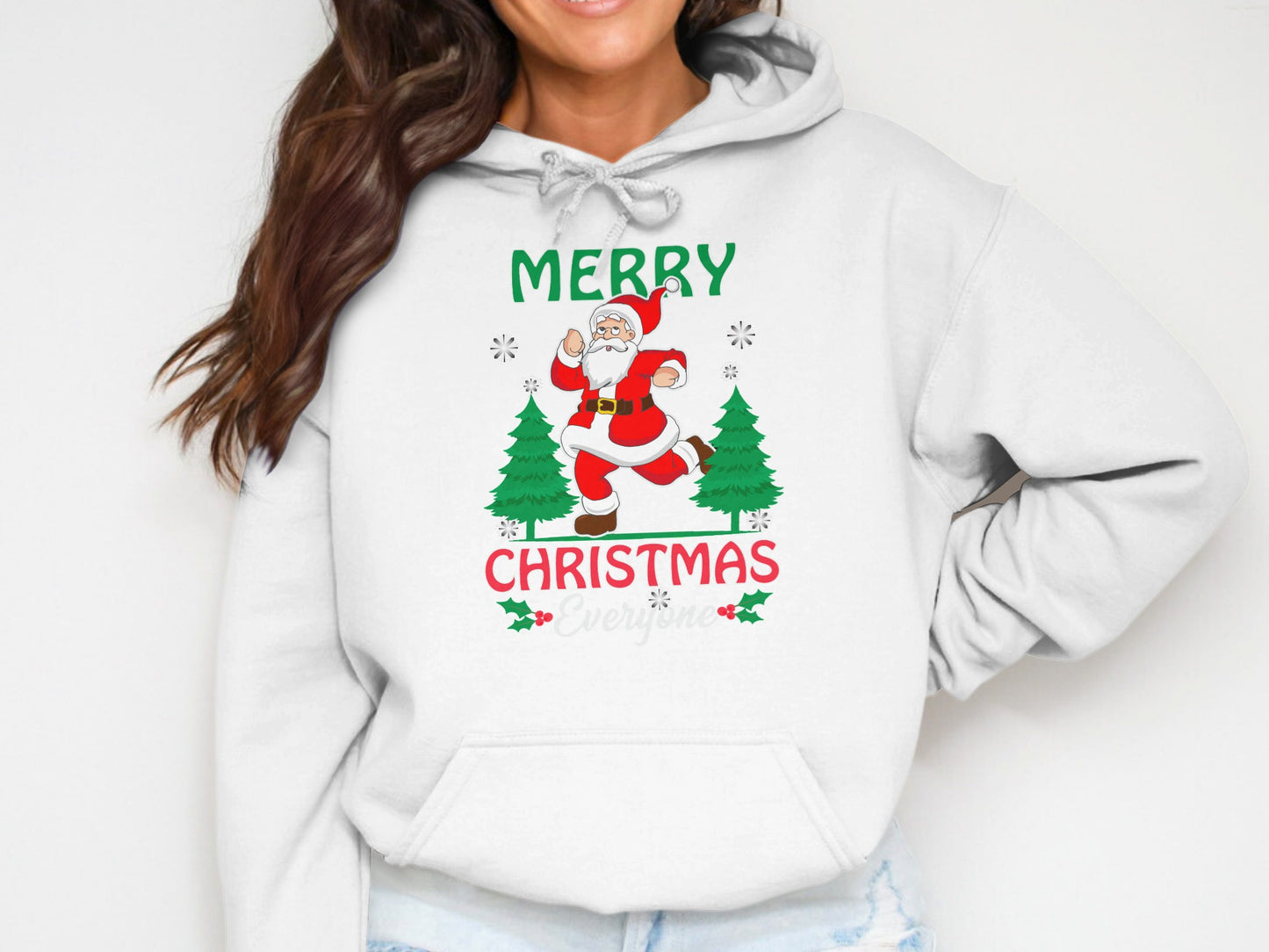 Merry Christmas Everyone Santa Hoodie