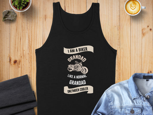 I Am a Biker Grandad Only Much Cooler Tank Top