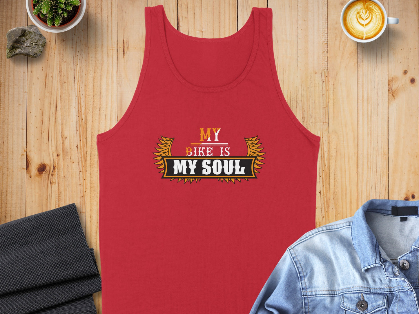 My Bike Is My Soul Statement Tank Top