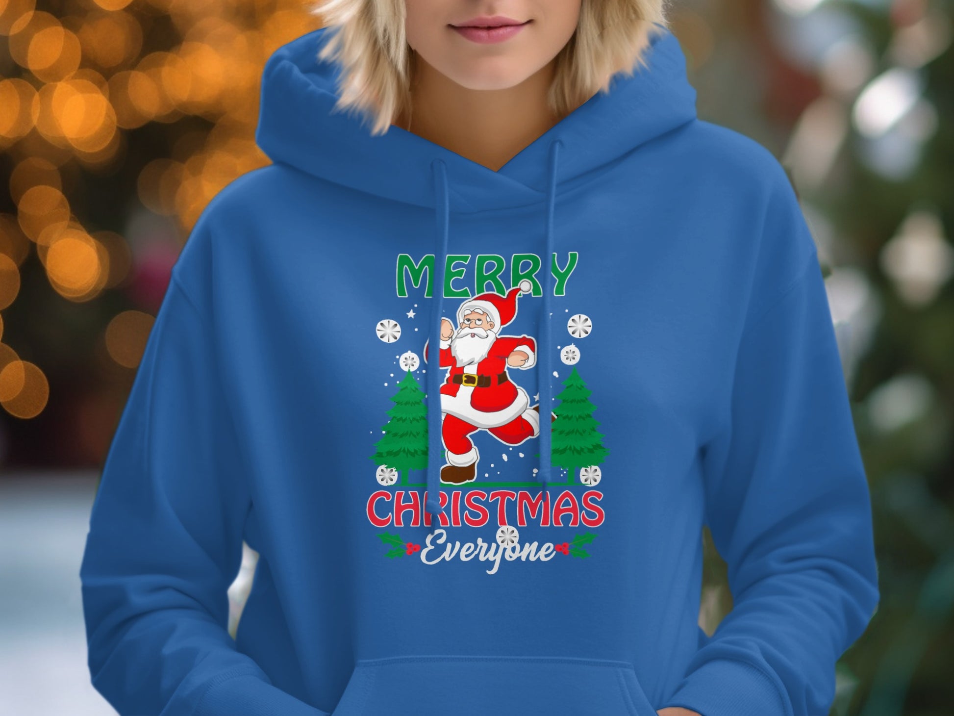 Merry Christmas Everyone Santa Hoodie