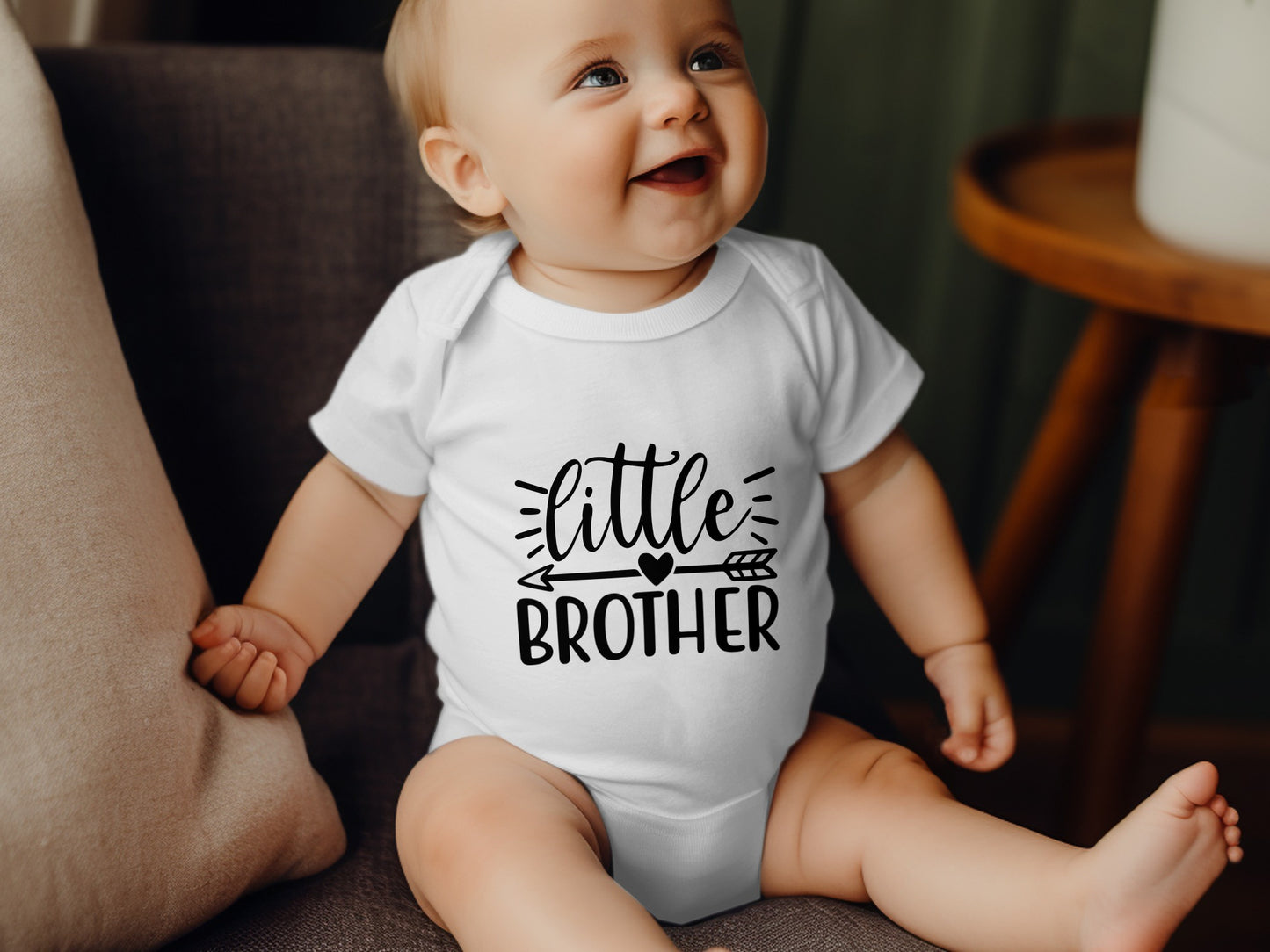 Adorable Little Brother Outfit for Cute Baby Photo Shoots