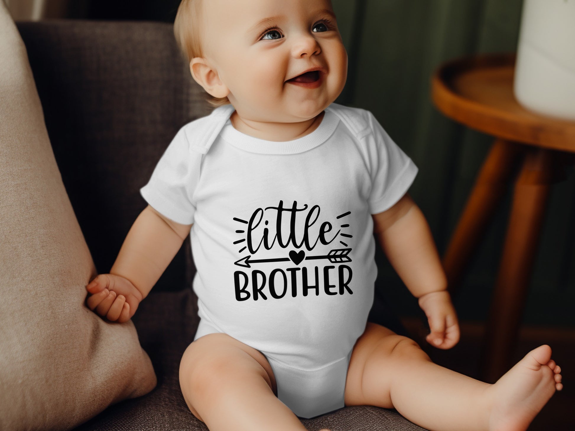 Adorable Little Brother Outfit for Cute Baby Photo Shoots