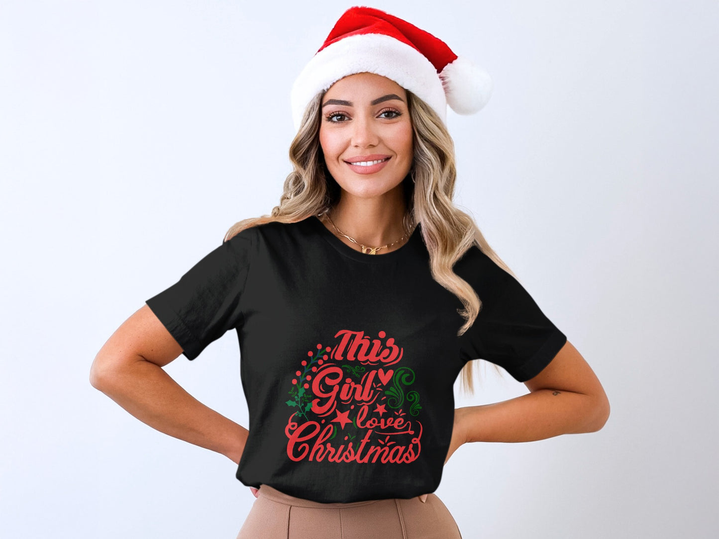 This Girl Loves Christmas Festive Tee