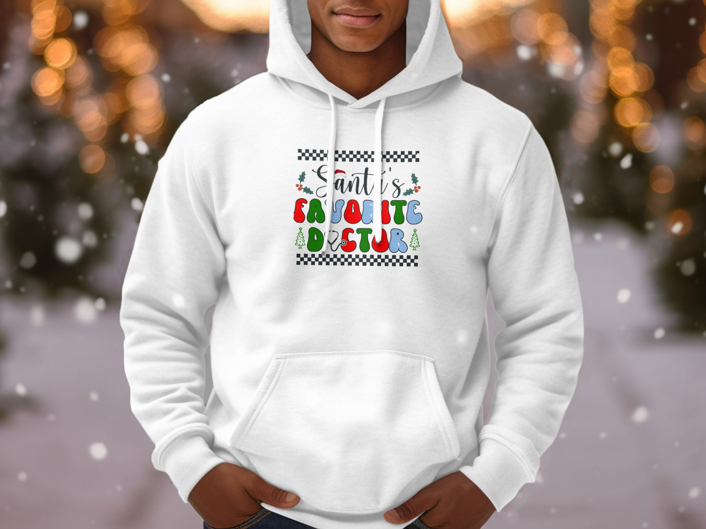 Santa's Favorite Adventure Festive Hoodie Product