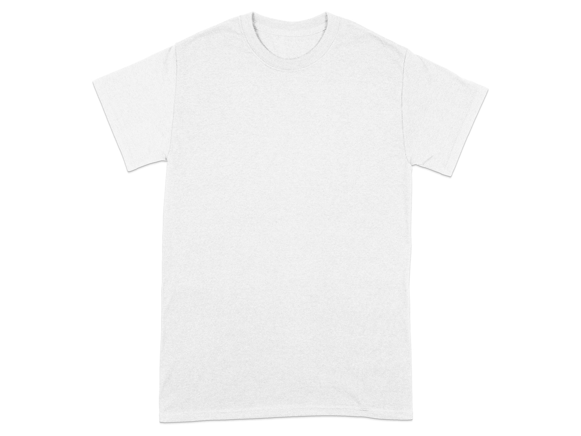 Classic White Short Sleeve Crew Neck T-Shirt Product