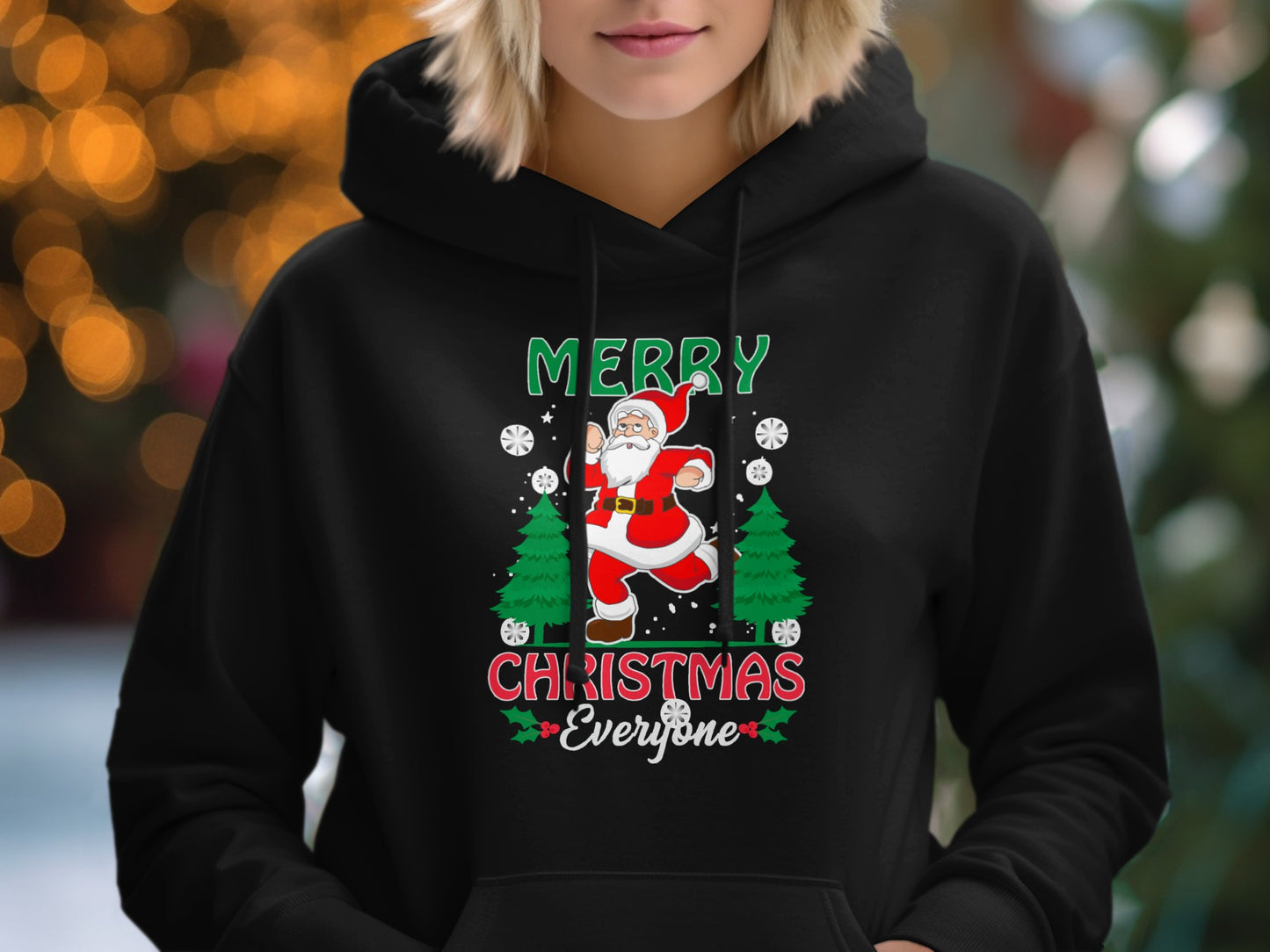 Merry Christmas Everyone Santa Hoodie