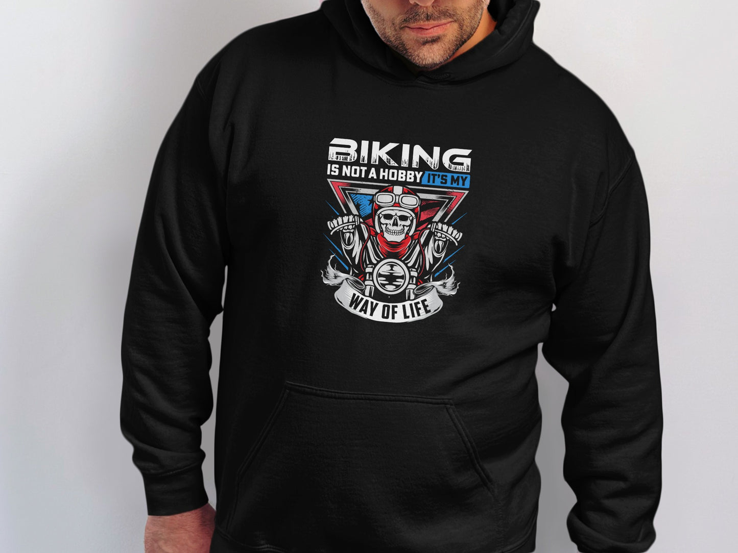 Biking Is Not A Hobby It's My Way Of Life Hoodie