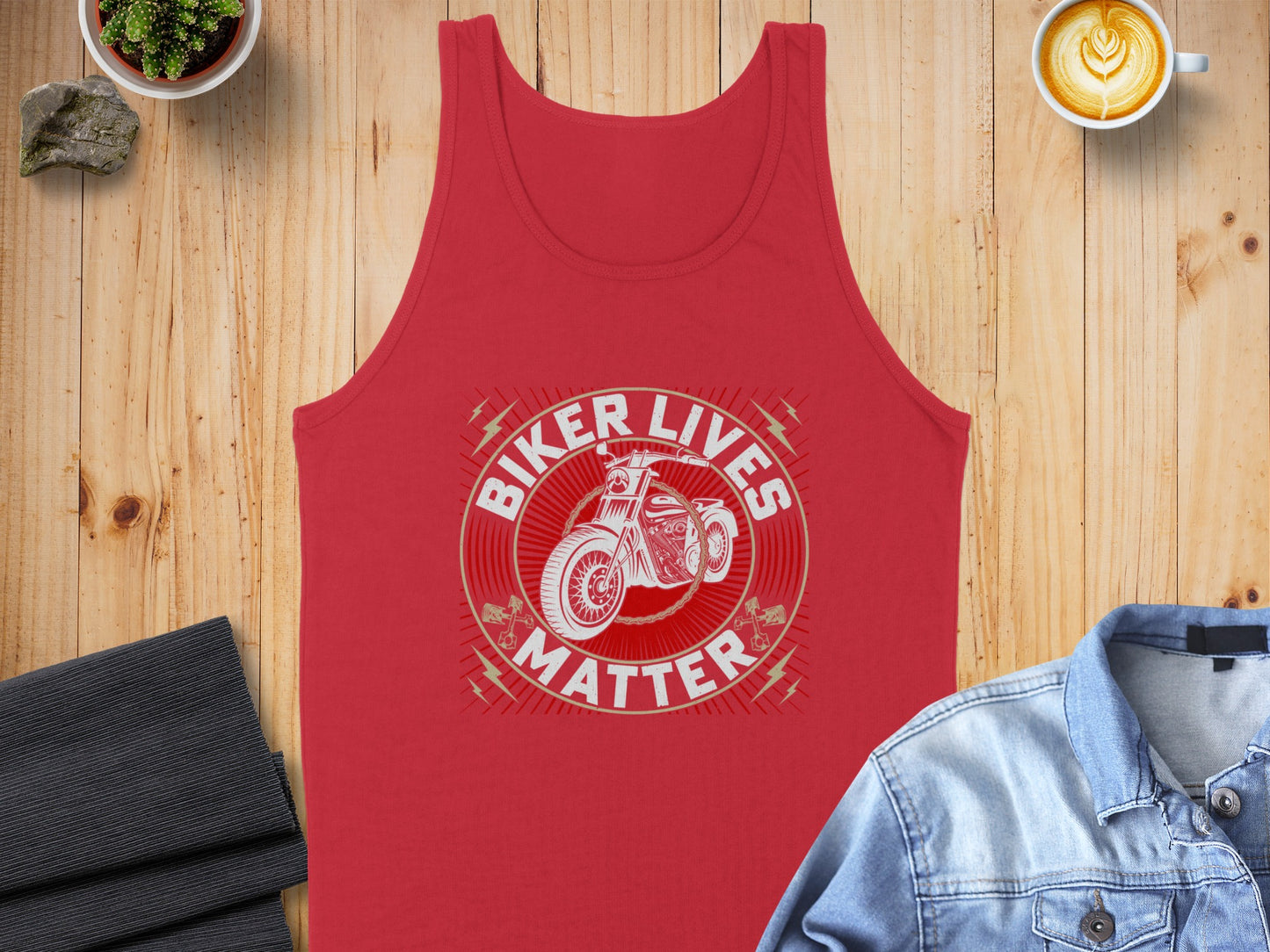 Biker Lives Matter Graphic Tank Top product
