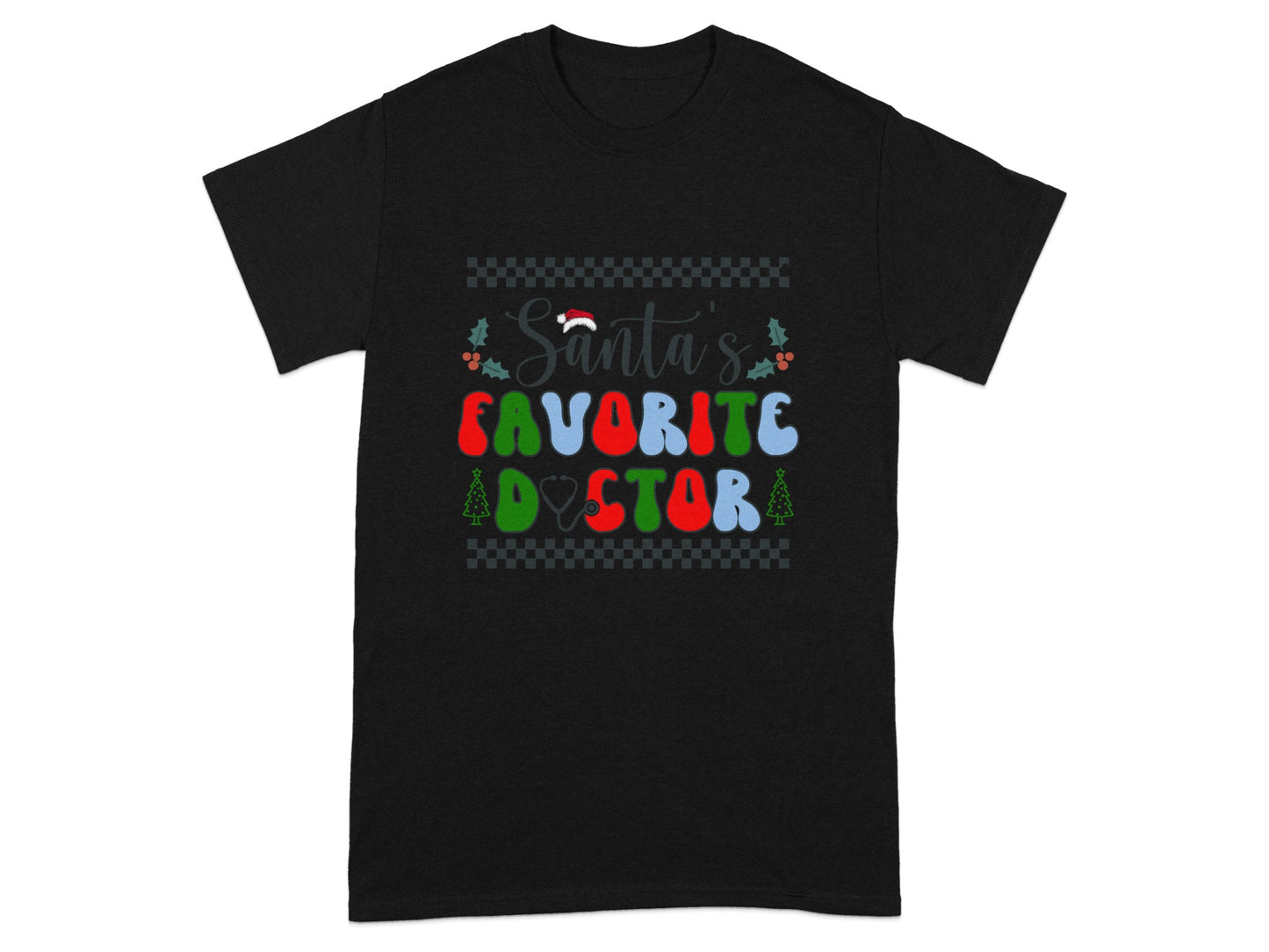 Santa's Favorite Doctor Festive T-Shirt