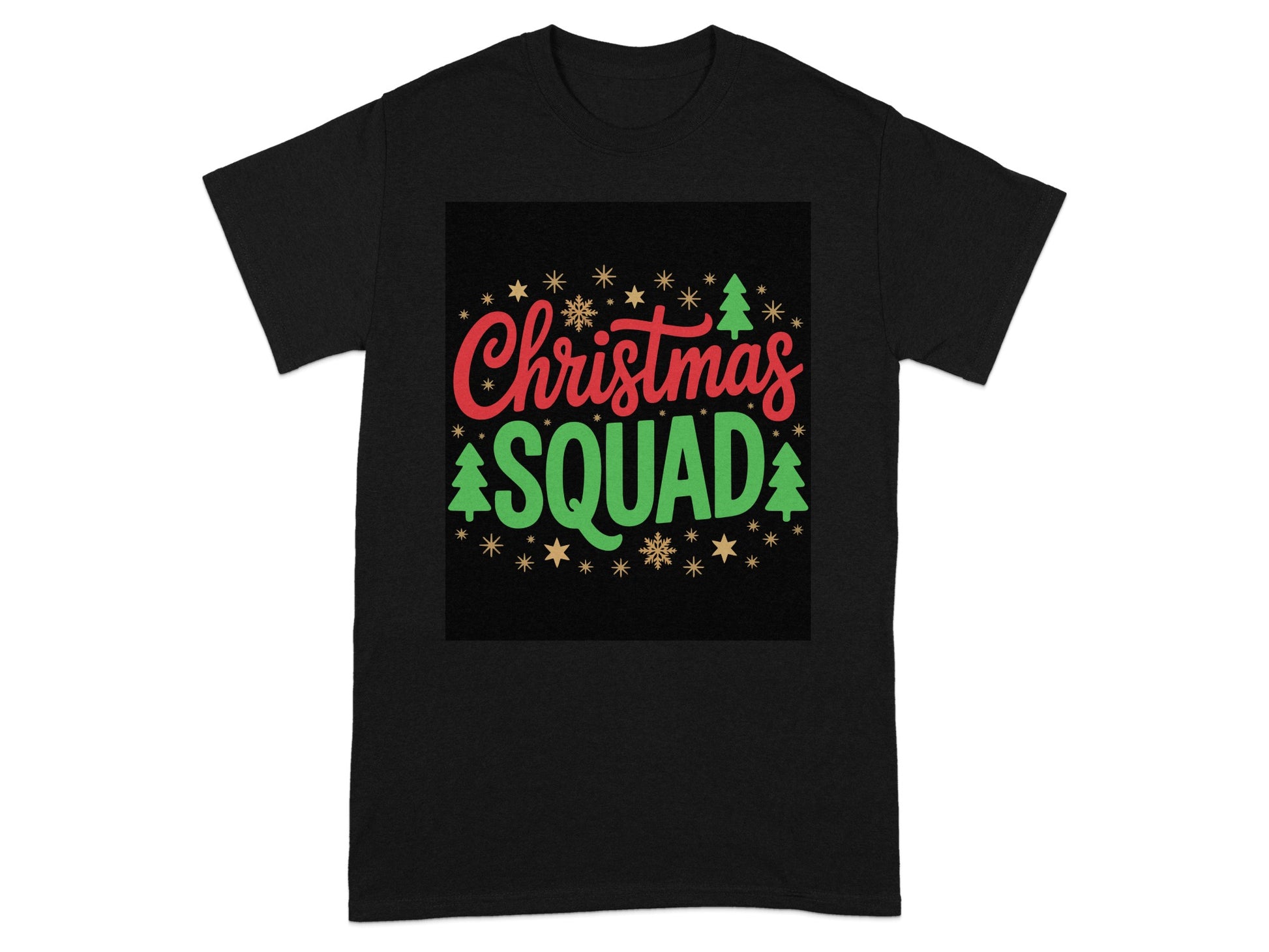 Festive Christmas Squad T-Shirt for Holiday Cheer