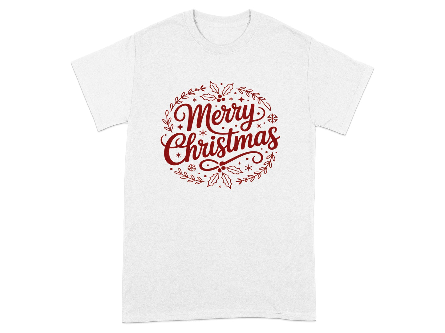 Festive Merry Christmas Graphic Tee for Holiday Cheer