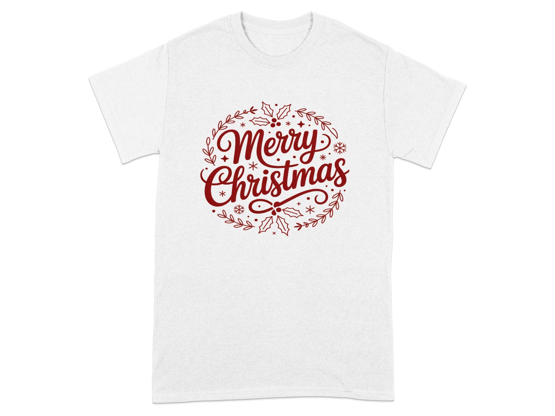Festive Merry Christmas Graphic Tee for Holiday Cheer