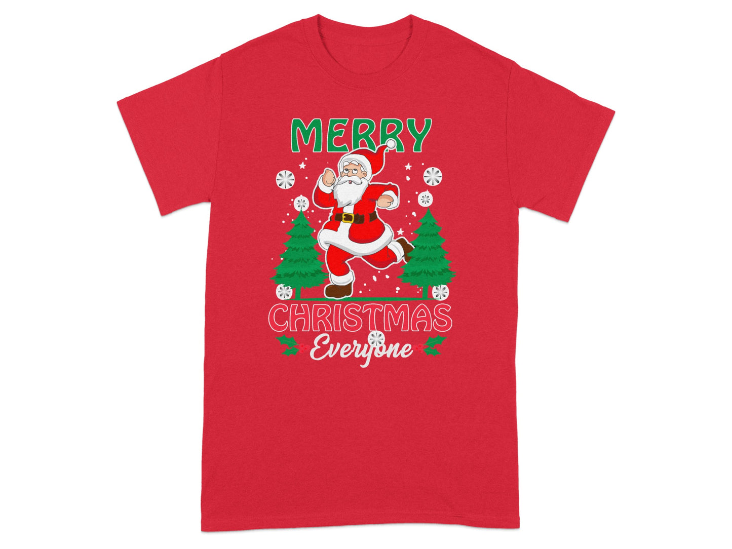 Merry Christmas Everyone Santa T-shirt